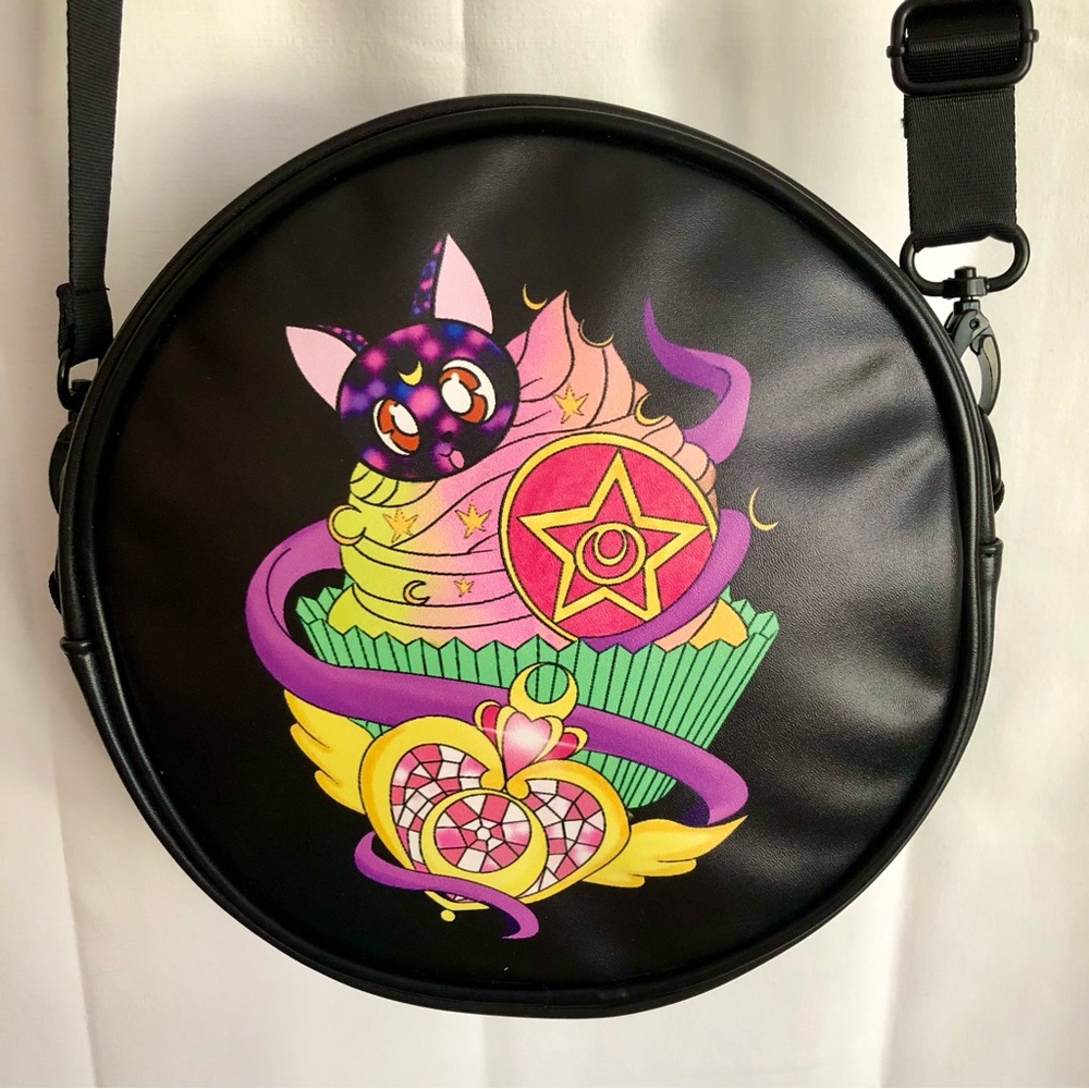 Magical Luna Black Cat Crossbody  bag purse handbag
